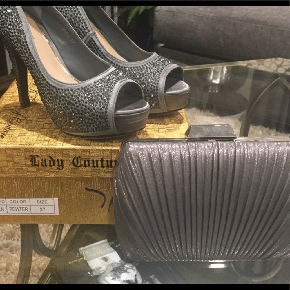 Beautiful cocktail clutch bag